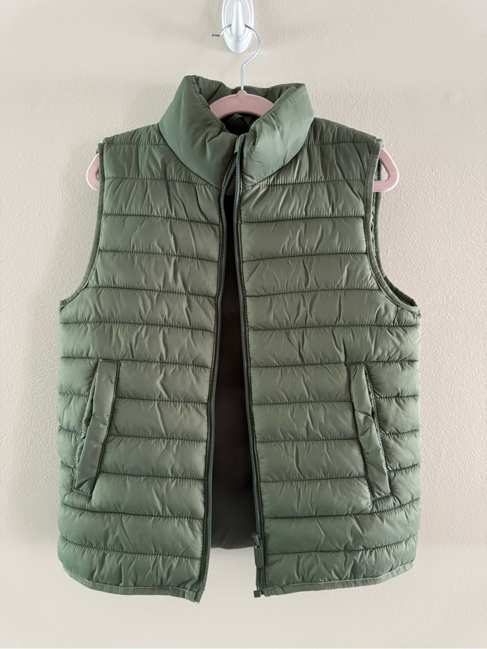 Primark Olive Quilted Puffer Vest for Kids